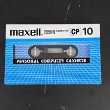 Maxell CP 10 Personal Computer Cassette Data Tape 10 Min Vintage New Old Stock picture