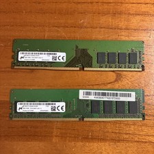 MTA8ATF1G64AZ-2G3B1 Micron 8GB 1RX8 PC4-2400T-UA1-11 DDR4 SDRAM UDIMM Memory x2 picture