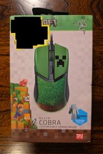 New Razer Cobra RZ01-04650200-R3M1 Wired Wired Gaming Mouse Minecraft Edition picture