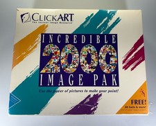 Clickart Incredible 2000 Image Pak - PC / IBM / Tandy (10) 3.5” Floppy Set picture