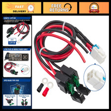 12AWG 4 Pin DC Power Cord Cable 1M with 30A Fuse for Yaesu Kenwood Icom Alinco C picture