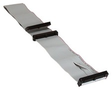 18 Inch Universal 34-Pin Floppy Drive Ribbon Cable for 3.5 Drives Vintage picture