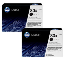 HP 80X Lot of 2 Black High Yield Toner Cartrdidge (CF 280X) Sealed Box ✅ picture