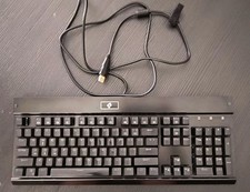 EagleTec KG010 Mechanical Keyboard Clicky Blue LED Wired Ergonomic Steel Aluminu picture