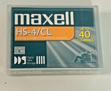 NEW Sealed HS-4/CL Maxell 4mm Cleaning Cartridge DDS & DDS2 Data Storage Drives picture