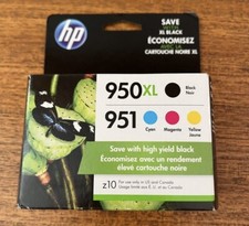 Set 4 New Genuine Factory Sealed HP 950XL 951 Ink Cartridges KCMY 8610 picture
