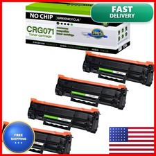 Greencycle 4PK 071 Compatible Toner Cartridge Replacement Canon CRG 071 Use picture
