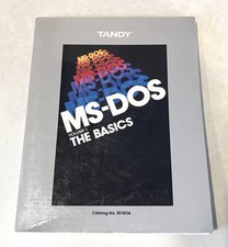 Vintage Tandy MS-DOS The Basics Volume 1 by David A Lien Paperback Book picture
