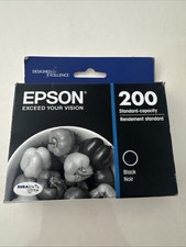Epson 200 Single Ink Cartridges - Black - New Exp 1/21 picture