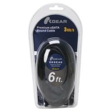 Premium External Round Serial ATA II (E-SATA II) 300Mb/s Cable Metal Latch 6ft picture