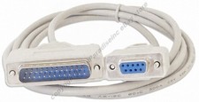 Lot50x/pcs 6ft DB9pin Female~DB25 Male Straight Through RS232 Serial/Modem Cable picture