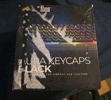Glorious Aura Mechanical Keyboard Keycaps V2 - Black picture
