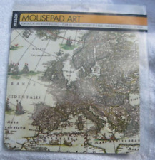 Allsop Europe Vintage Map Mousepad Art Optical Rollerball Mice 2007 Office 28606 picture
