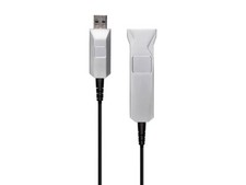 Monoprice SlimRun USB-A to Female 3.0 Extension Cable - Fiber Optic Black 33ft picture