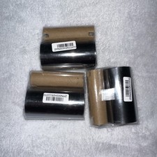 3-Pack 68mm x 74m Black Wax Thermal Transfer Ribbon 0.5