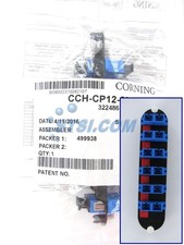 Corning CCH-CP12-59 Patch Panel, 6 SC Duplex OS2 Singlemode Adapters ~STSI picture