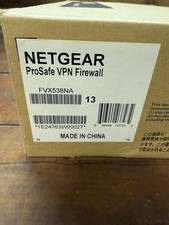 NEW  NETGEAR FVX538NA ProSafe Dual WAN VPN Firewall 50 IPSec Tunnels NOS picture