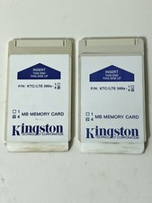 Lot of 2 KINGSTON KTC/LTE 386s 4 4MB CREDIT CARD MEMORY Card COMPAQ FLASH LTE  picture