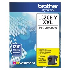 Brother LC20EY Super High Yield Yellow Ink Cartridge picture