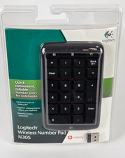 Logitech N305 Wireless Number Pad with USB dongle NEW SEALED picture