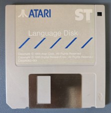 Original Atari ST LOGO Language  Disk (1985)  CA026062-001, Made in Japan TESTED picture