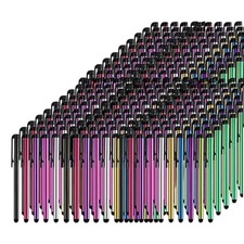 TCD 500 Pack Stylus Pen Set - Touch Screen Devices, Thick Rubber Tip, Multi picture