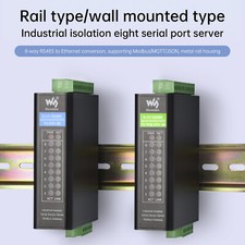 Industrial Isolated Serial Port Module Eight-Way RS485 to RJ45 Ethernet Gateway picture