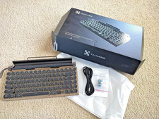 Taiahiro Retro Typewriter Wireless Mechanical Gaming Keyboard, Bluetooth 5.0 picture