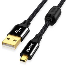 AGVEE 6.6ft USB Data Transfer Braided Cable, USB to 8 Pin Micro USB C 👀*...... picture