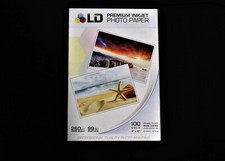 4x6 Premium Glossy Inkjet Photo Paper - 100 Sheets - High Quality Prints picture