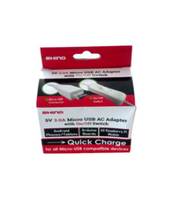 Micro USB 5V 3.0A AC Adapter RASPBERRY Pi2 & 3 B+ Micro USB Quick Charge 3Ft picture