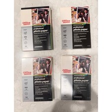 Office Depot Photo Paper 4x6 Brilliant Gloss Sheets SINGULAR Box CAN BUNDLE picture
