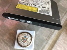 HP Panasonic UJ-852 IDE 9.5mm CD/DVD Writer Player Drive picture