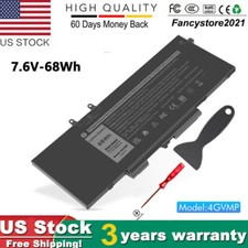 Lot 1-100PCS 4GVMP 68Wh Battery For Dell Latitude 5400 5500 Precision 3540 7.6V picture