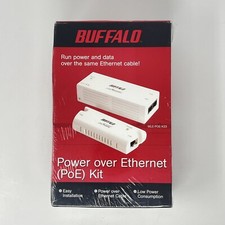 Buffalo Power Over Ethernet kit WLE-POE-K33 New Sealed picture