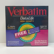 Vintage Verbatim DataLife High Density 5 1/4