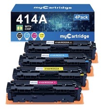 myCartridge 414A Toner 4-Pack WITH CHIP for HP Color LaserJet Pro M479fdw M454dw picture