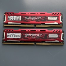 32GB DDR4 RAM Micron Ballistix BLS16G4D240FSE.16FBD 32GB(2x16GB) 2666MHz w XMP picture