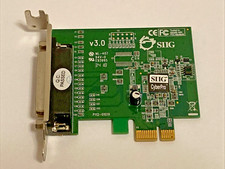 SIIG JJ-E01011-S3 CyberPro CyberParallel PCIe Single Port Parallel Adapter Card picture