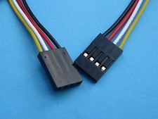 20 pcs Pitch 2.54mm 4 Pin 26AWG Jumper Wire Female to Female 4 Color 30cm 300mm picture