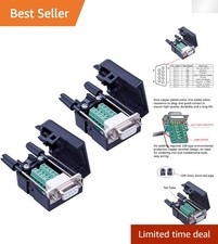 2PCS DB9 Solderless Connectors for Reliable Serial Connections - Easy Install picture
