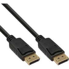 InLine DisplayPort Cable black gold plated 2m picture