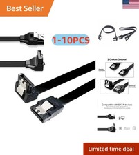 1 10PCS 50CM SATA 3.0 Data Cable High Speed Sata III Cable Adapter Connection picture