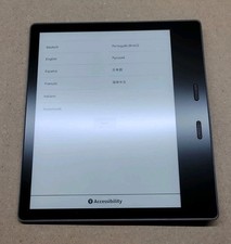 Amazon Kindle Oasis (10th Generation) 32GB, Wi-Fi + LTE 7in Graphite (Tested) picture