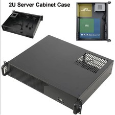 2U Server Rack Cabinet Network Chassis Rackmount Computer Case Enclosure ITX ATX picture