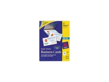 Avery Business Cards, Matte, Two-Sided Printing, 2