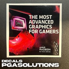 1x AMD Radeon RX 7000 Series Desktop / Laptop sticker label (NEW) picture
