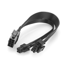 CPU 8-Pin Female to CPU 8-Pin ATX 4-Pin Male Power Converter Adapter Extension C picture