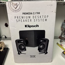 Klipsch ProMedia 2.1 THX Certified Computer Speaker System (Black) Sealed picture