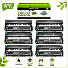 NEW 6PK Black DR630 Drum Unit for Brother MFC-L2680W MFC-L2685DW MFC-L2700DW picture